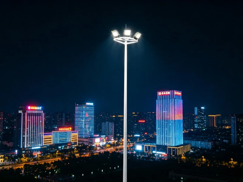 Galvanized high mast lights Galvanized high mast lights